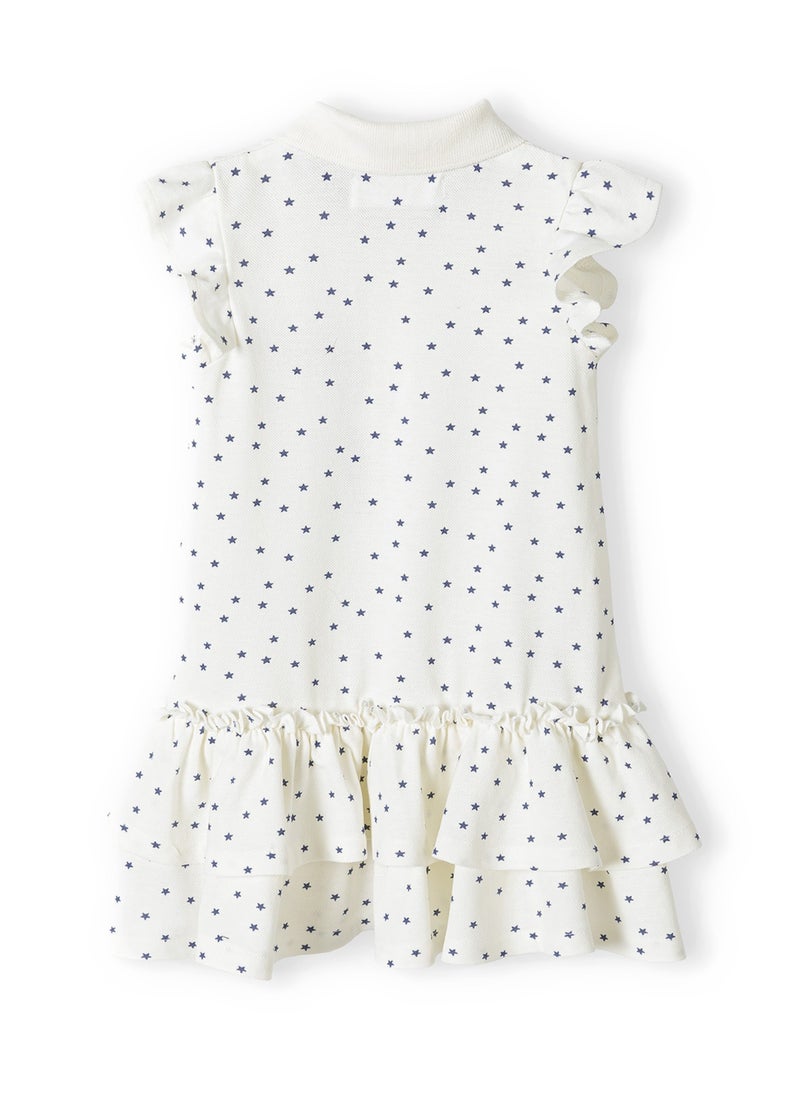 Girls Star Print Polo Dress