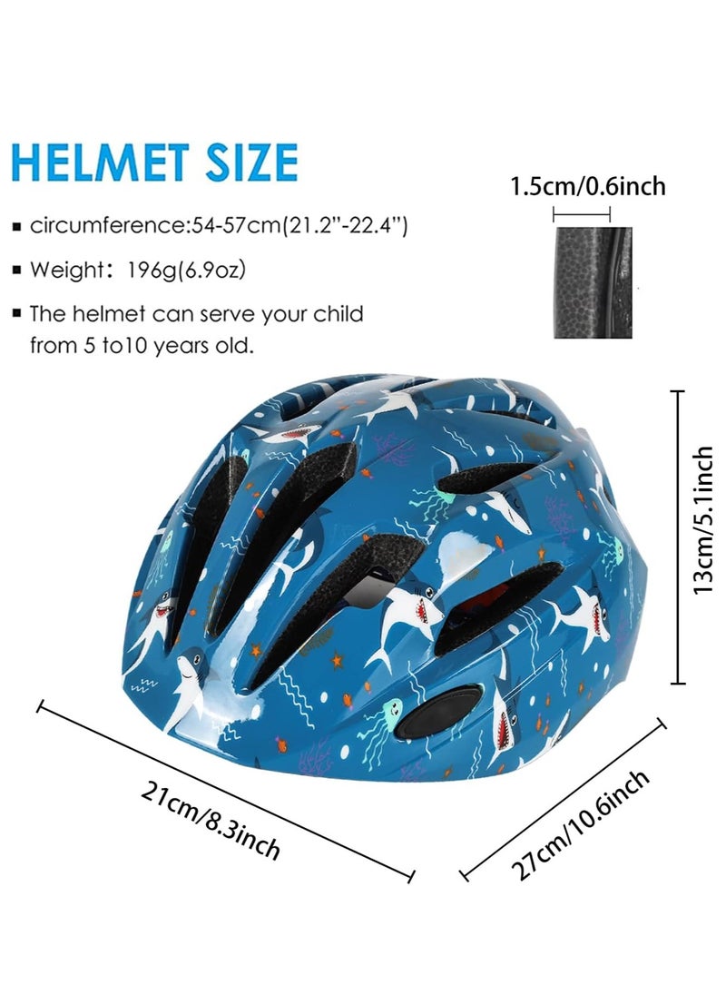 Kids Bike Helmet, Toddler Helmet Adjustable Uni, Toddler Bike Helmet Aged 3-8 Years Old, For Skating, Bike, Scooters and more