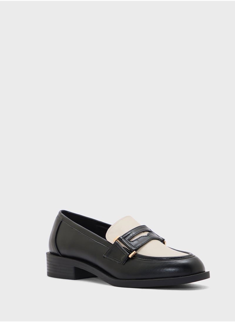 Chunky Color Block Mocassin