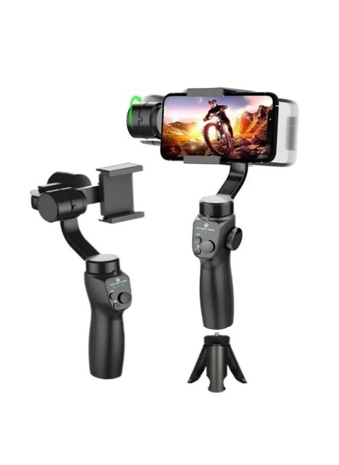 F10 3-Axis Gimbal Stabilizer | Foldable Handheld Smartphone Stabilizer for Smooth Video Recording | AI Tracking, Gesture Control & Vlogging | Stabilizes Your Footage for Professional Quality