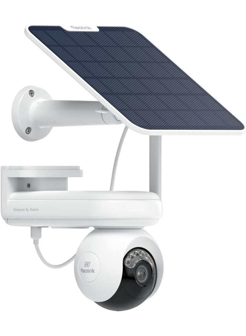 Altas PT Ultra - 4K Solar Security Cameras Wireless Outdoor, First 10s Pre-Record Option in Home Battery Camera, 500 Days Battery Life, Auto Tracking, ColorX Night Vision, Dual-Band Wi-Fi 6