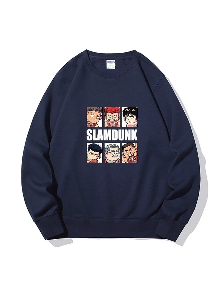 New Slam Dunk Round Neck Hoodie