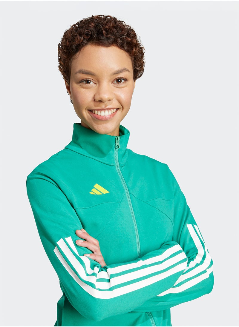 Tiro Cut 3 Stripe Slim Fitted Jacket