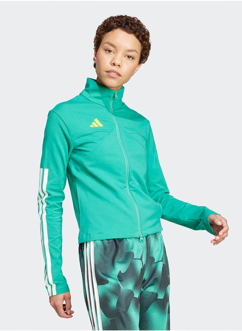 Tiro Cut 3 Stripe Slim Fitted Jacket