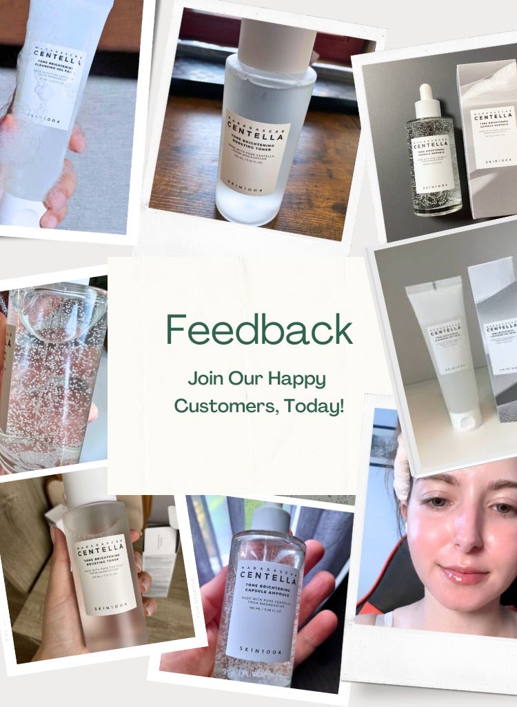 Madagascar Centella Tone Brightening Boosting Pack – Foam Cleanser 125ml, Toner 210ml, Ampoule 100ml, Capsule Cream 75ml & Sunscreen 50m Set – Complete Hydrating & Brightening Skincare Routine And Face Scrubber 560ml