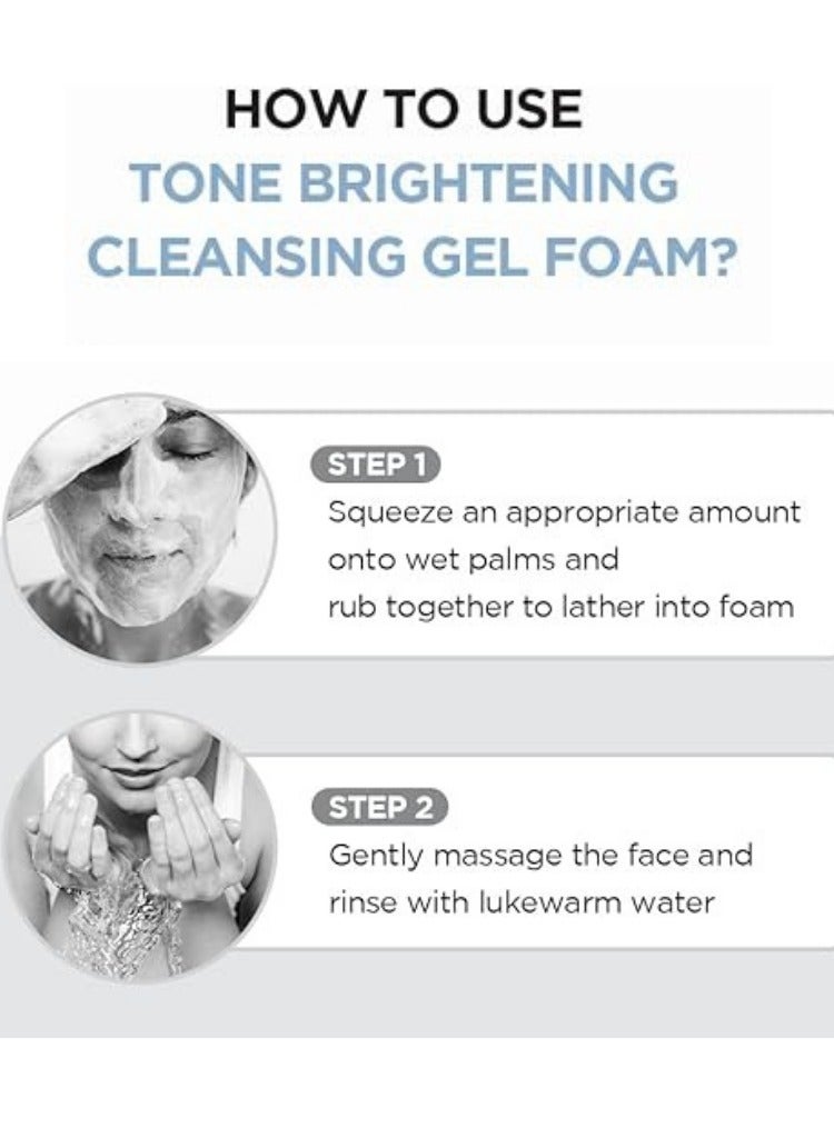 Madagascar Centella Tone Brightening Boosting Pack – Foam Cleanser 125ml, Toner 210ml & Capsule Cream 75ml Set – Hydrating & Radiance-Enhancing Skincare Trio 410ml