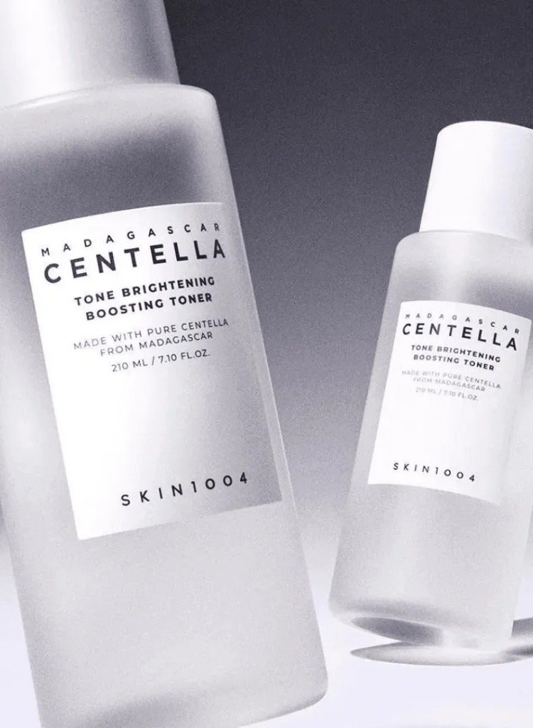 Madagascar Centella Skincare Set – Brightening Toner 210ml & Capsule Ampoule 100ml And Scrubber 310ml