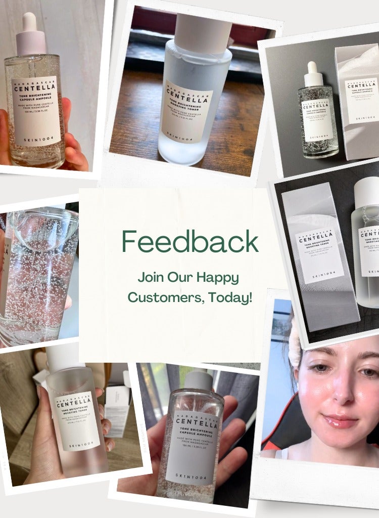 Madagascar Centella Skincare Set – Brightening Toner 210ml & Capsule Ampoule 100ml And Scrubber 310ml