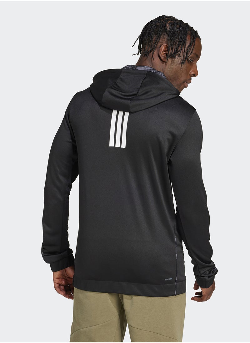 Train Essentials Camo Full-Zip Hoodie