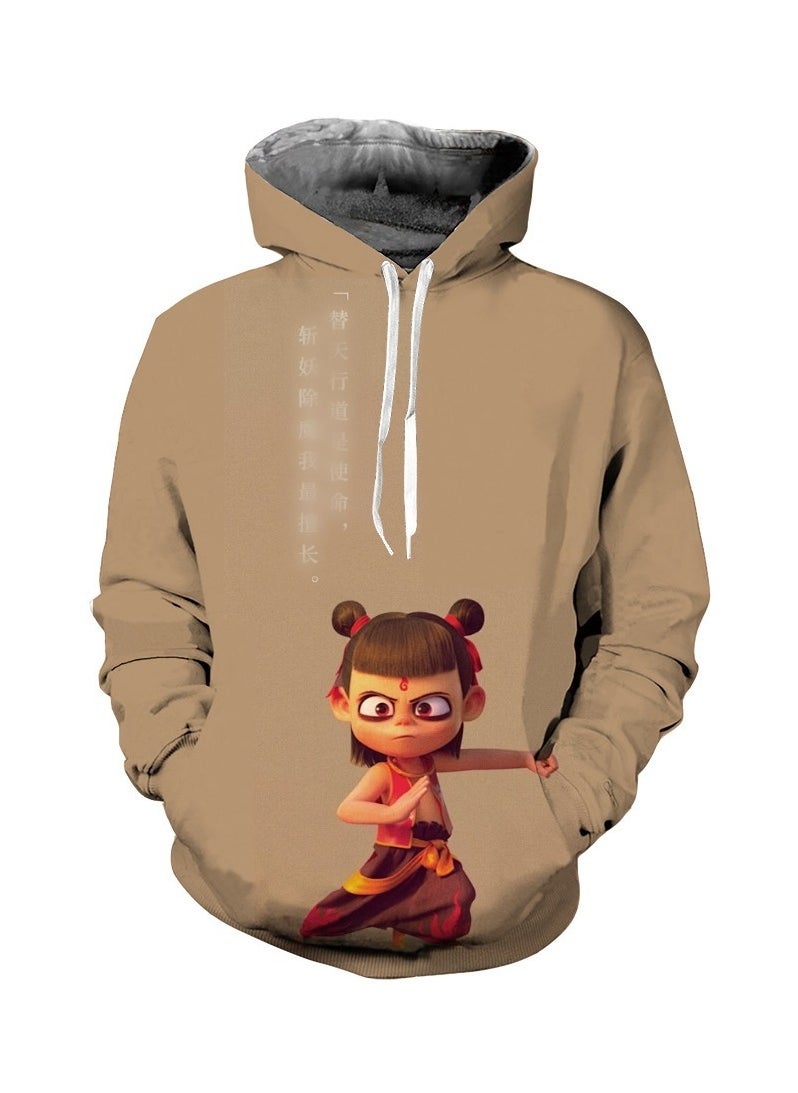 Nezha Movie Animation Merchandise Collaboration Cotton Loose Student Jacket