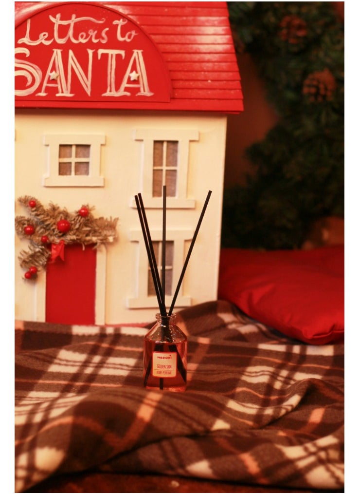 Diffusor with fiber sticks Golden Skin Pack of 3