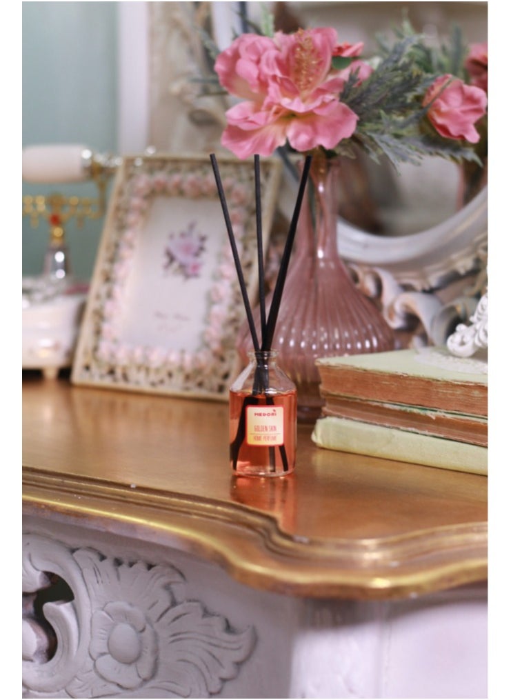 Diffusor with fiber sticks Golden Skin Pack of 3