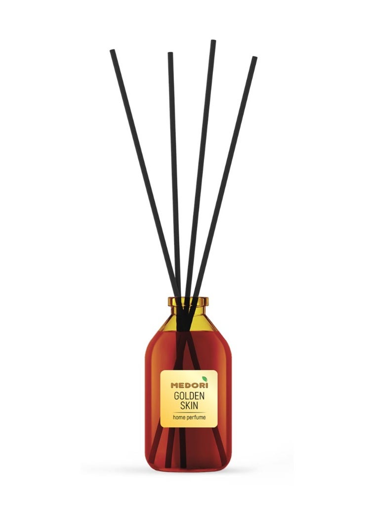 Diffusor with fiber sticks Golden Skin Pack of 3