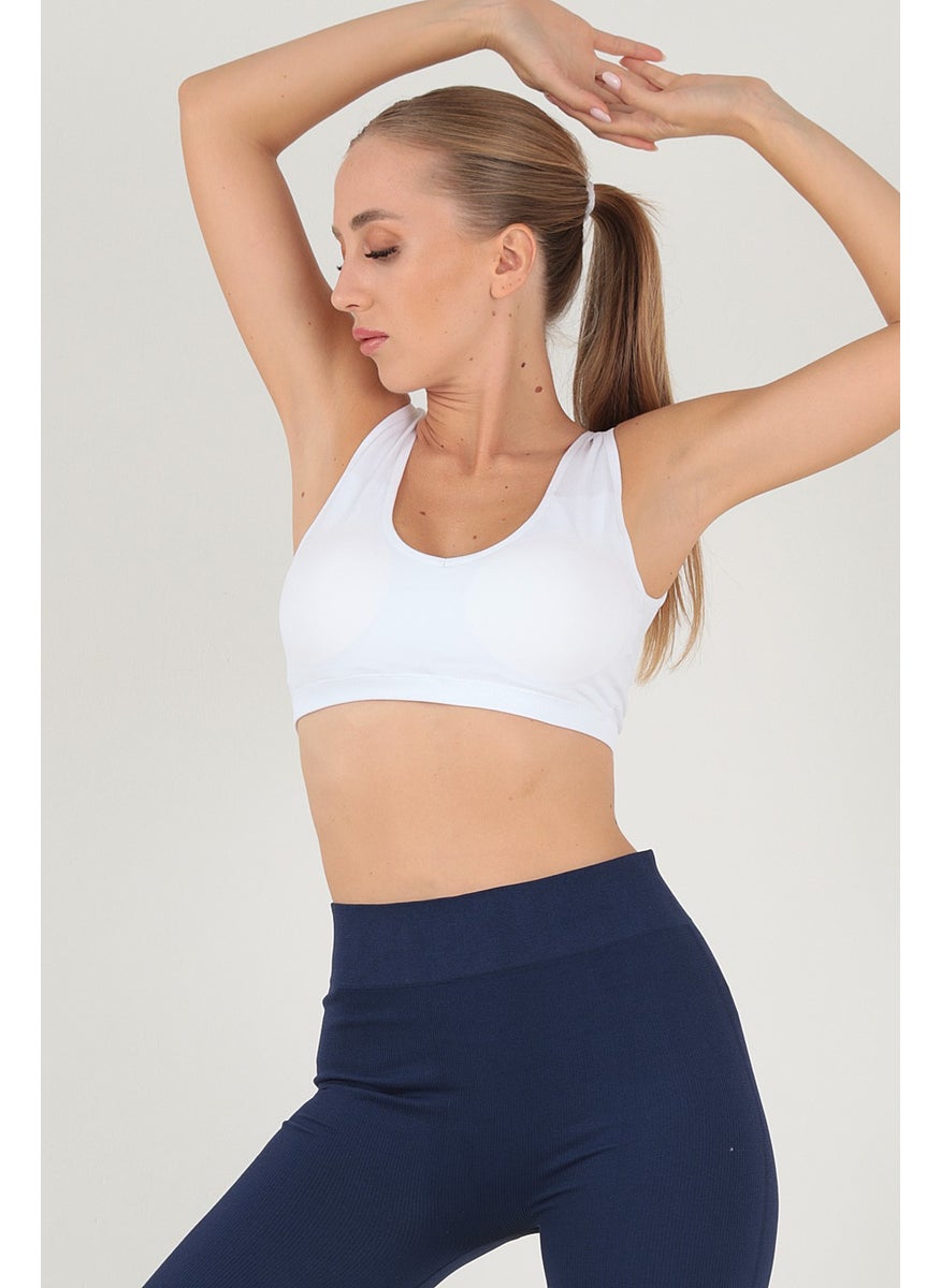 Seamless Covered Sports Bustier