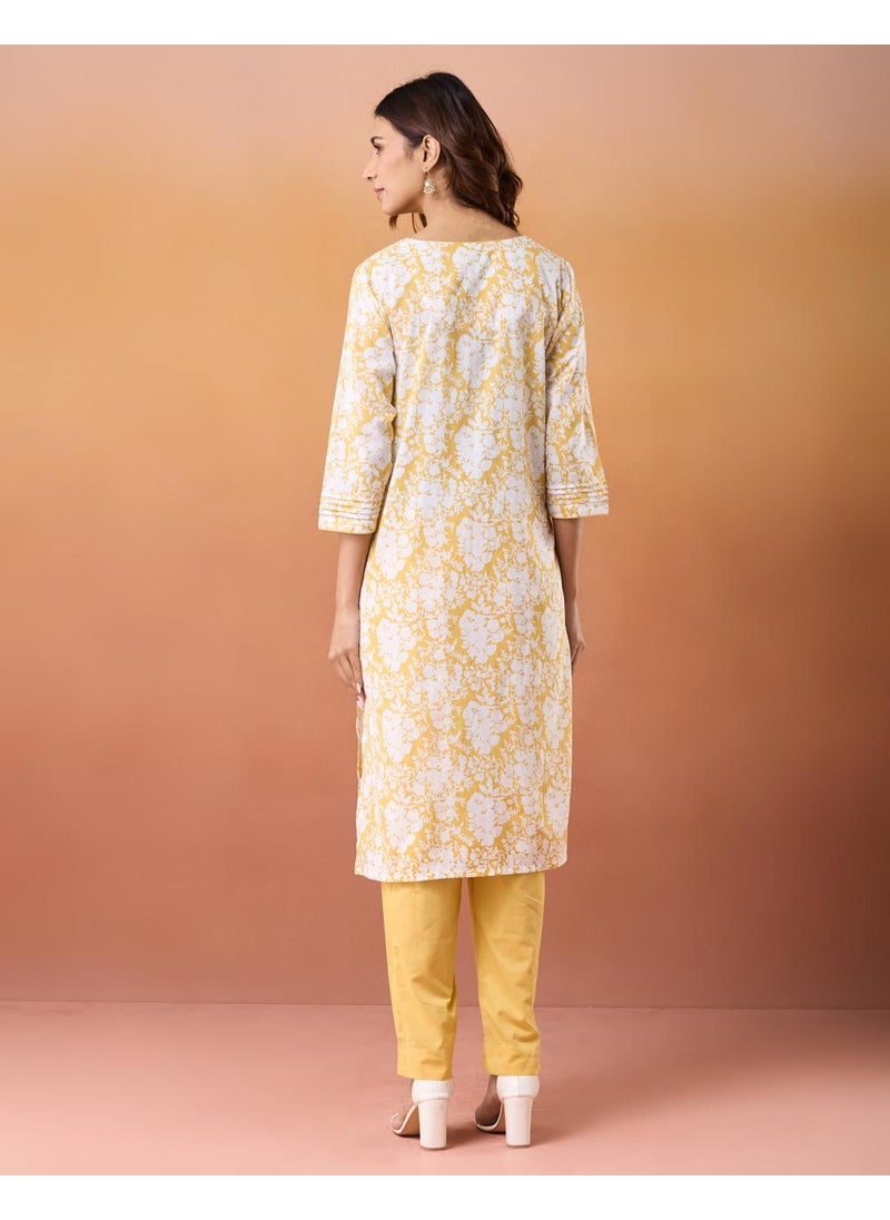 Printed Pant & Kurta Set