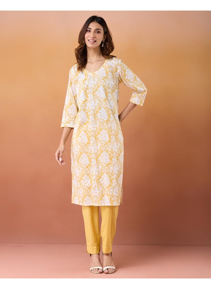Printed Pant & Kurta Set