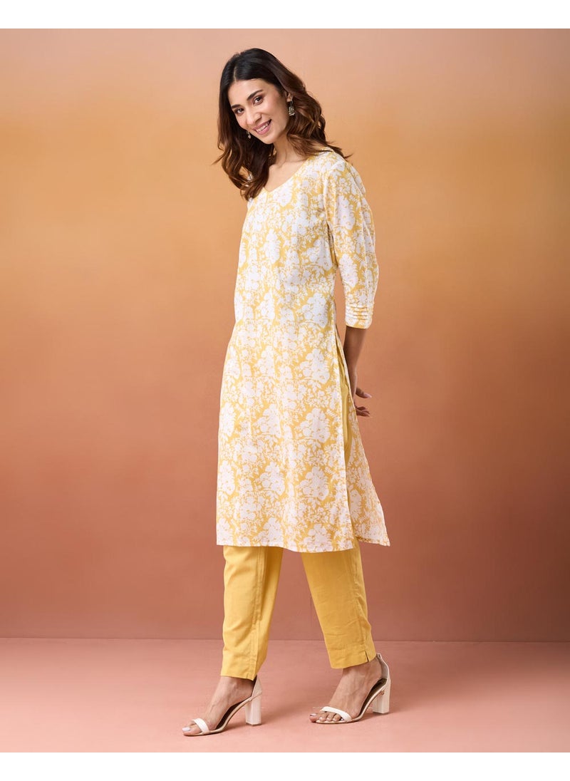 Printed Pant & Kurta Set