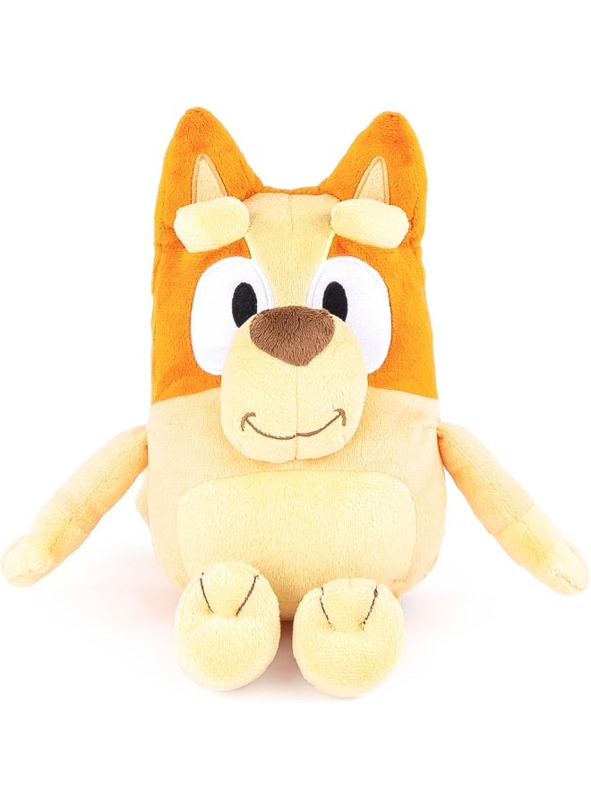 Jay Franco Bingo Plush Mini Pillow Buddy & 40 x 50 Inch Travel Throw Set - Kids Super Soft 2 Piece Bluey Blanket Set