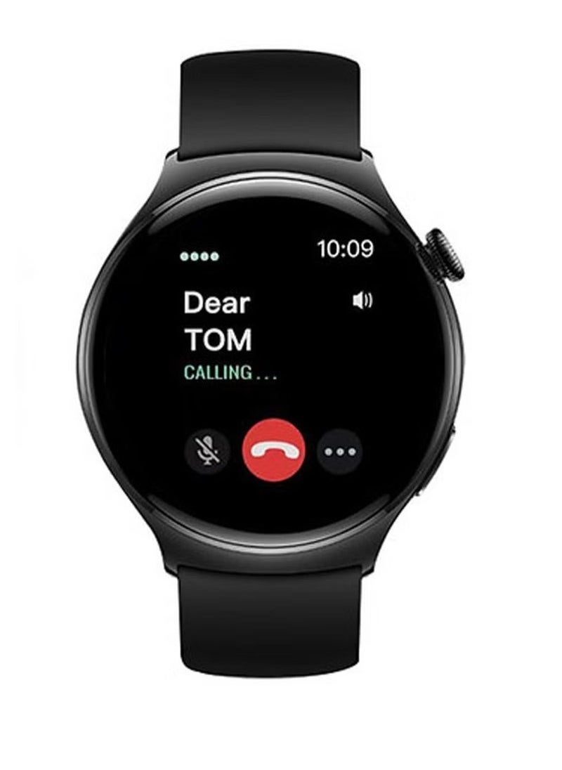 AMOLED Display Smart Watch for Men and Boys – Stylish and Durable with 3 Interchangeable Straps, Fitness Tracker, Heart Rate Monitor, Waterproof, Long Battery Life – Perfect for Daily Wear and Sports