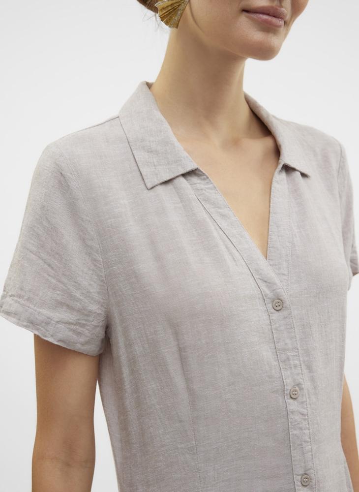 Shirtdress Midi Dress