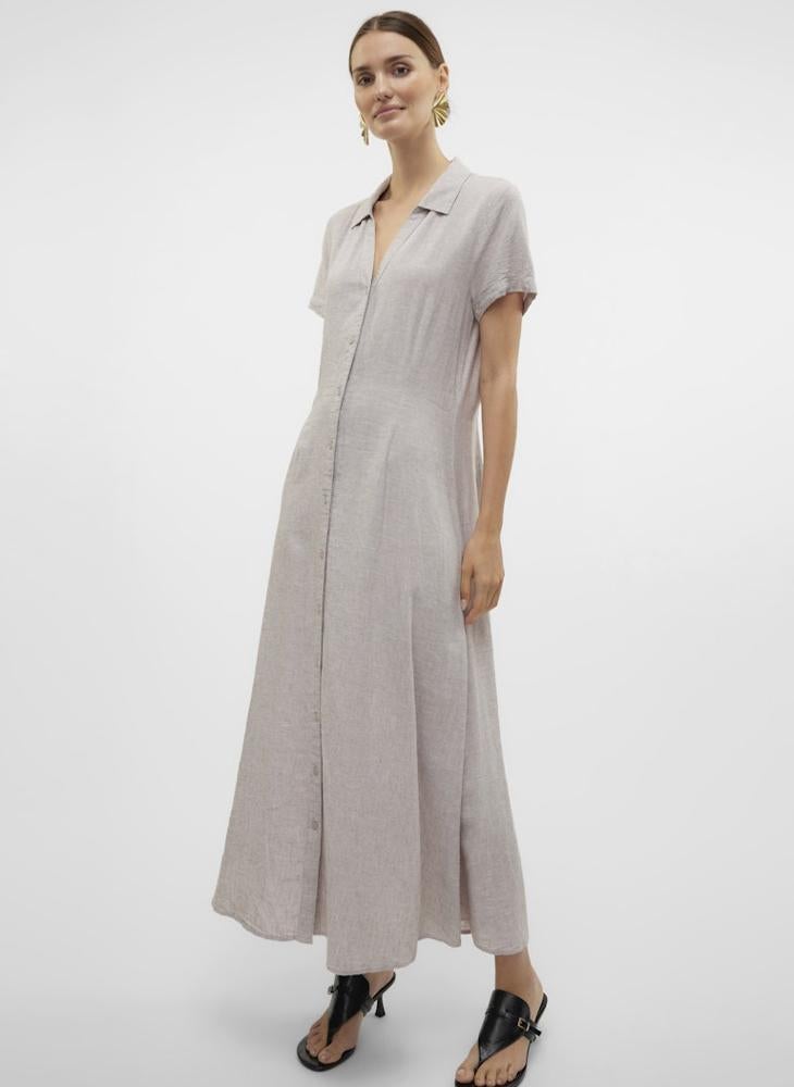 Shirtdress Midi Dress