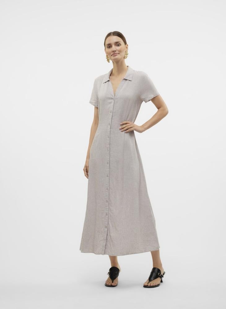 Shirtdress Midi Dress