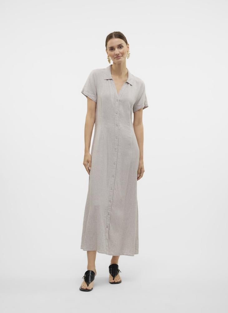 Shirtdress Midi Dress