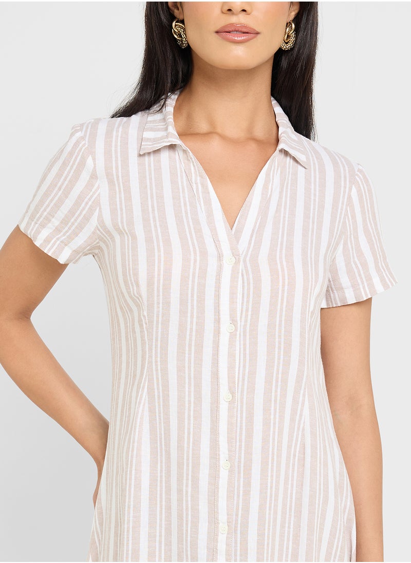 Striped Midi Dress