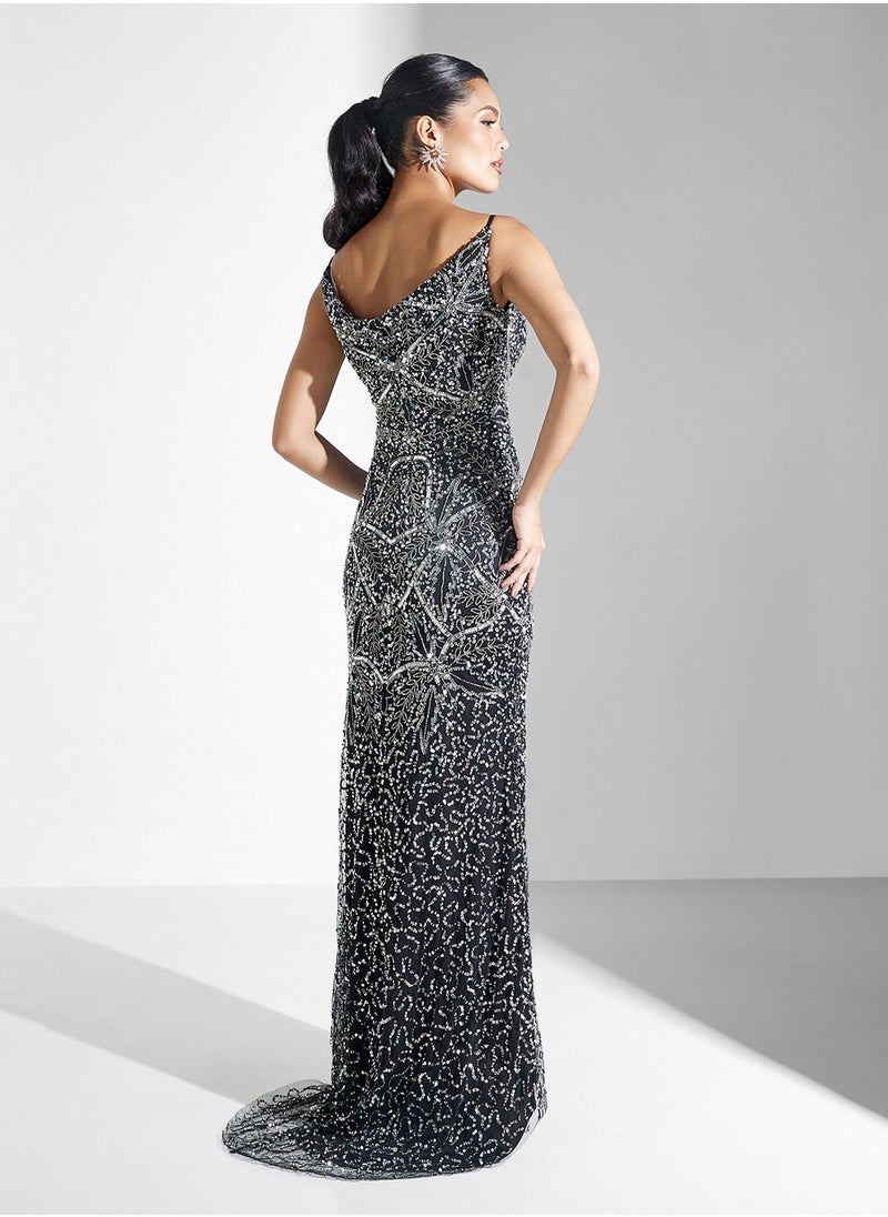 Joan Embellished Strappy Dress