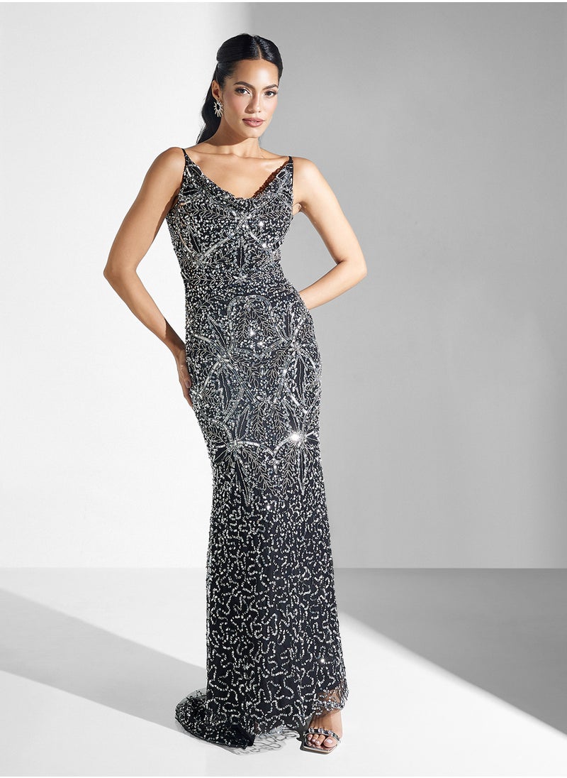 Joan Embellished Strappy Dress