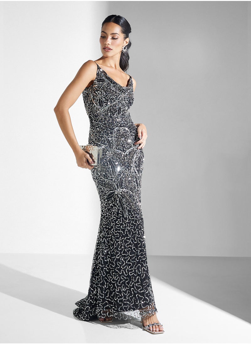 Joan Embellished Strappy Dress