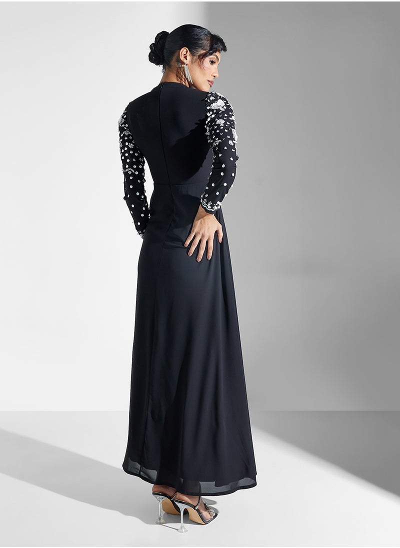 Embellished Maxi Dress