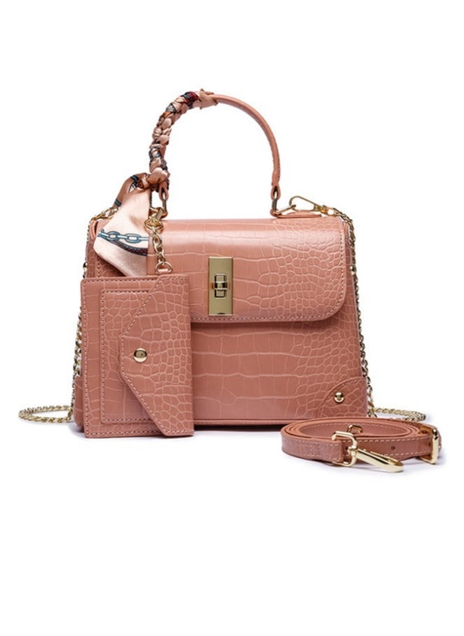 Top Handle Handbag With Clasp TK-22474