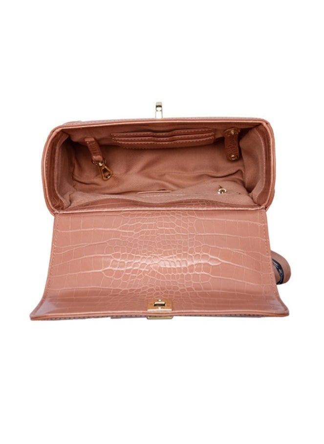 Top Handle Handbag With Clasp TK-22474