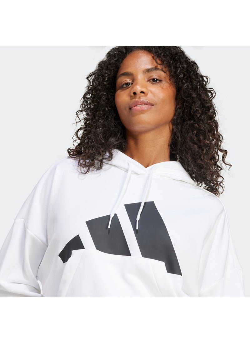 Essentials Big Logo French Terry Loose Hoodie