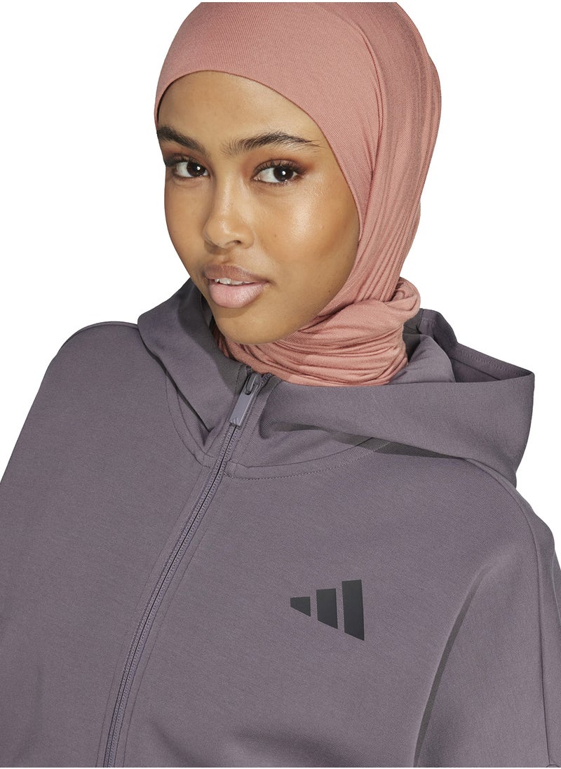 Future Icons Small Logo Full Zip Hoodie