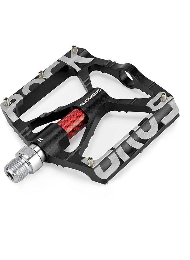 ROCKBROS Mountain Bike Pedals MTB Pedals CNC Non-Slip Lightweight Aluminum Alloy Bicycle Pedals Sealed Bearings Bicycle Platform Pedals 9/16