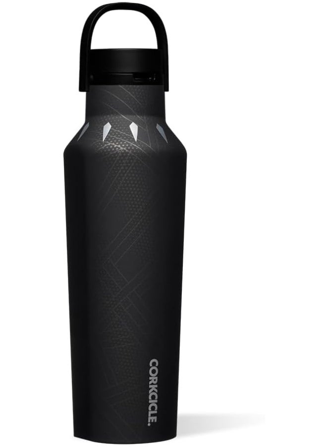 Corkcicle Sport Canteen - Triple Insulated Stainless Steel Unbreakable 20oz Marvel - Black Panther