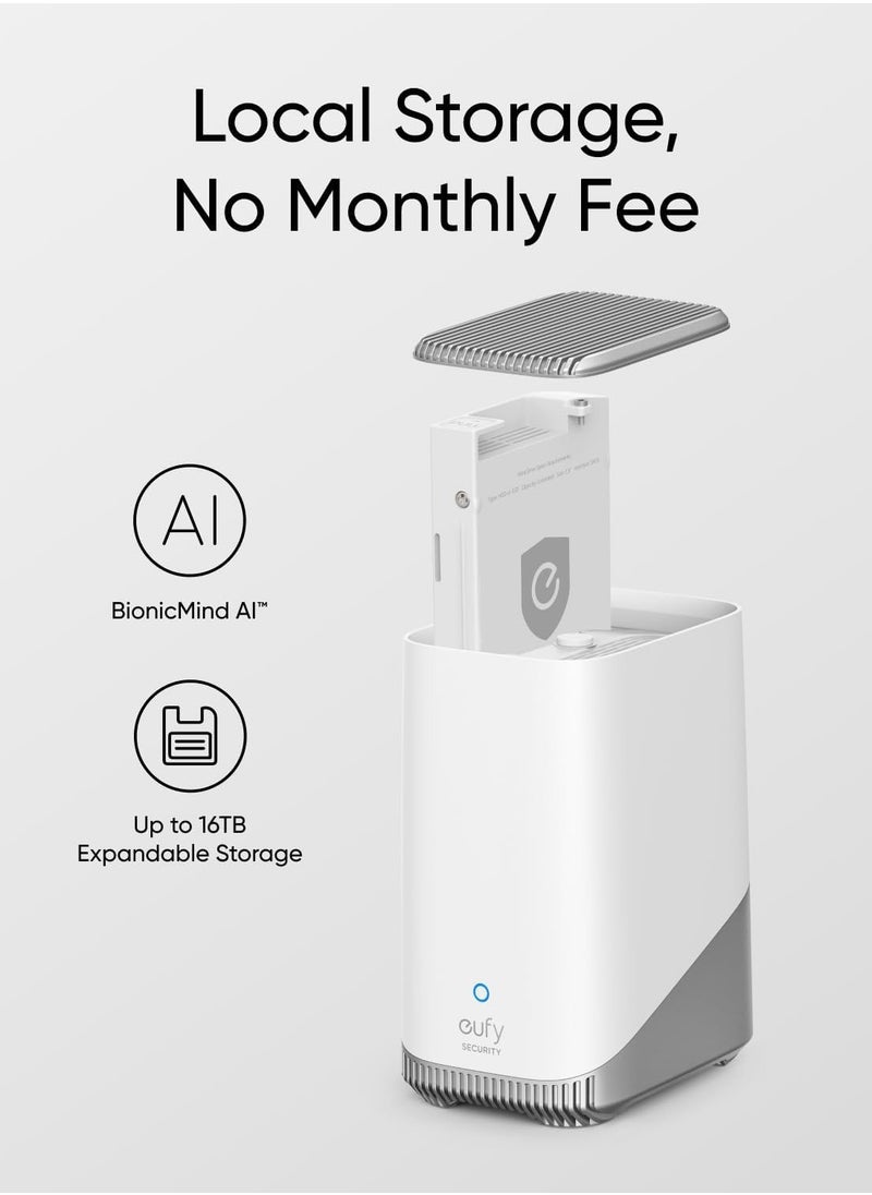 eufy Security eufyCam S3 Pro Add-on Solar Security Camera Outdoor Wireless, Colour Night Vision, 4K Resolution, Forever Power 2.0, Face Recognition AI, Expandable Local Storage, No Monthly Fee