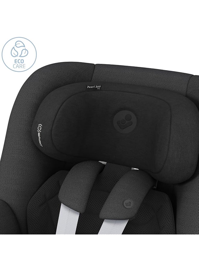 Pearl 360 Pro Newborn Inlay, Designed for Pearl 360 Rotating Car Seat, 0-3 Month, Authentic Black, 2 Year Warranty