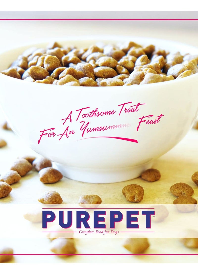 Purepet Adult Dry Cat Food, Tuna Salmon 3 Kg | Complete & Balanced Nutrition, Taurine For Healthy Heart, Controls Urinary pH, Healthy Skin & Coat