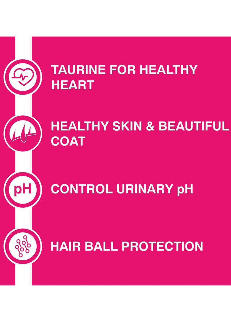 Purepet Adult Dry Cat Food, Tuna Salmon 3 Kg | Complete & Balanced Nutrition, Taurine For Healthy Heart, Controls Urinary pH, Healthy Skin & Coat