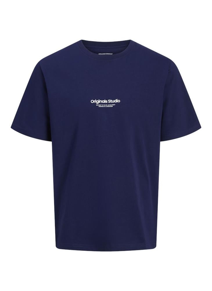 Jorvesterbro Logo Print  Crew Neck T-Shirt