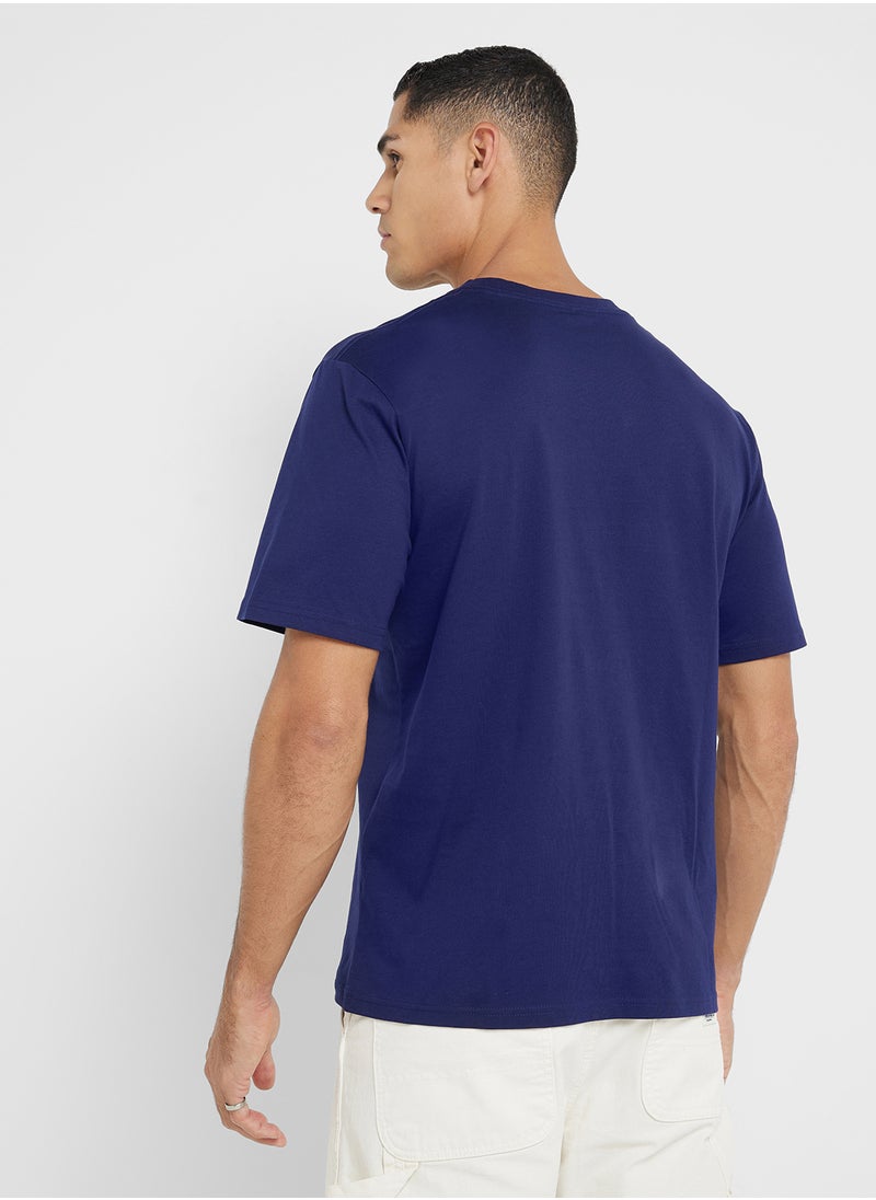 Jorvesterbro Logo Print  Crew Neck T-Shirt