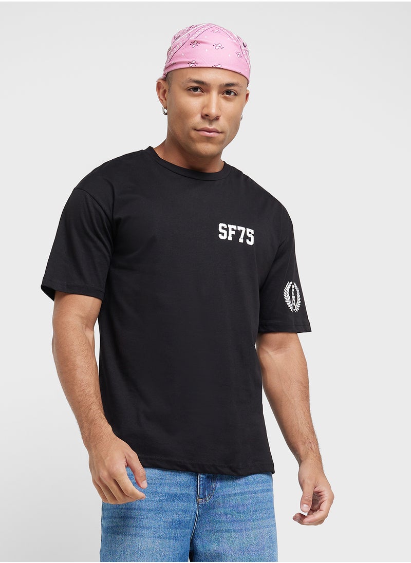 Graphic Print Oversized T-Shirt