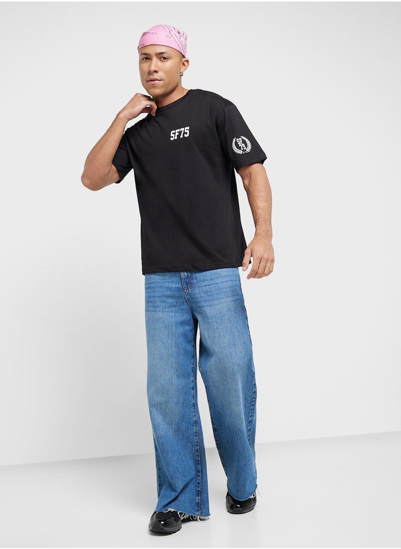 Graphic Print Oversized T-Shirt