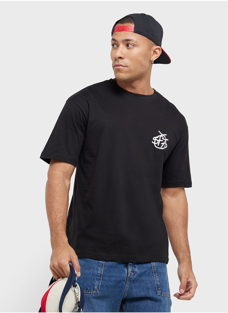 Graphic Print Oversized T-Shirt