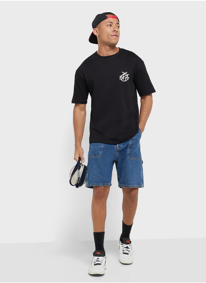Graphic Print Oversized T-Shirt