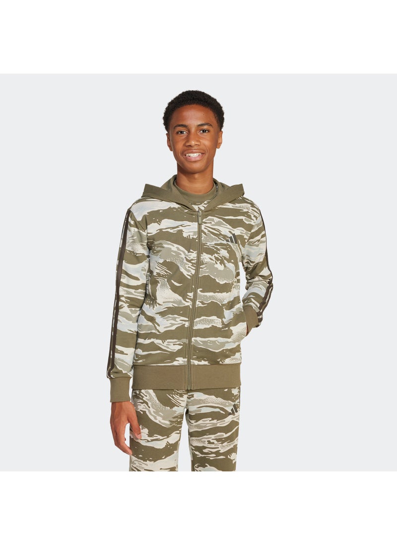 Youth Seasonal Essentials Camo Full-Zip Hoodie