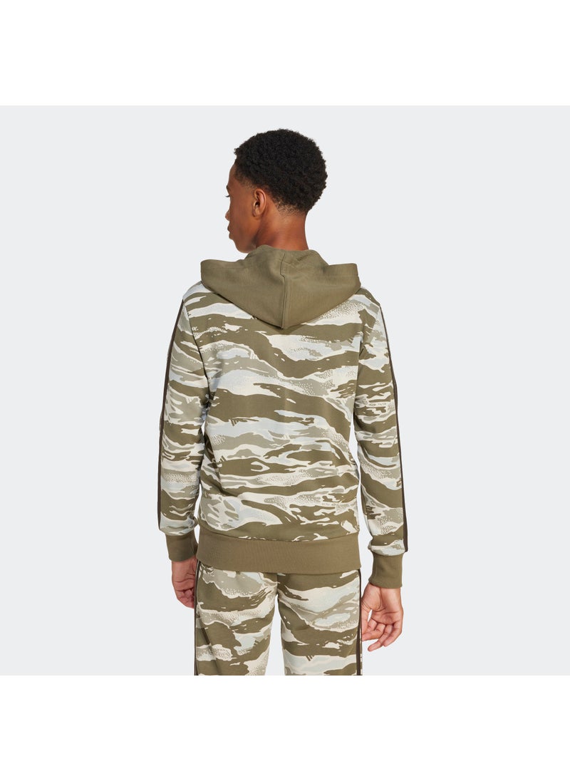 Youth Seasonal Essentials Camo Full-Zip Hoodie